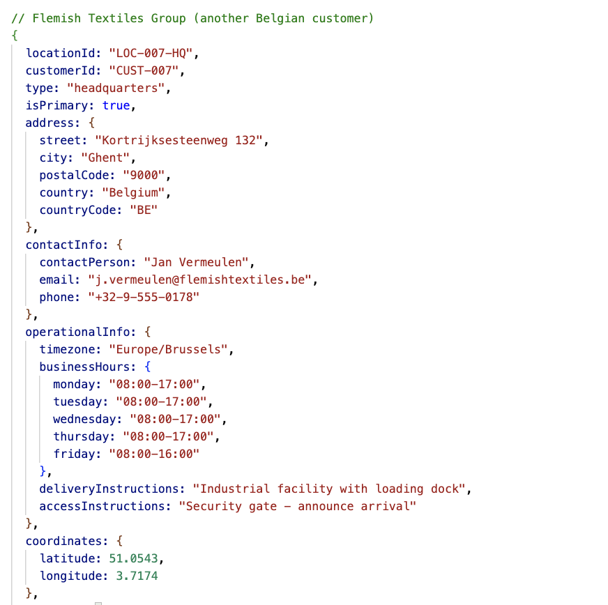 CRM database extract